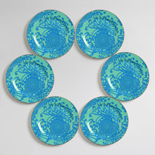 Load image into Gallery viewer, Pack of 6 Side plates 8&quot;  - &#39;More is More&#39;
