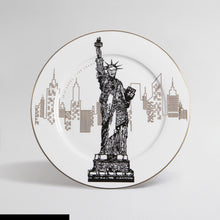 Load image into Gallery viewer, IRIS APFEL ‘CELEBRATION - SKYLINE 1’ - plate 12&quot;
